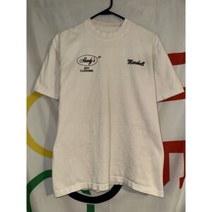 Eminem Shady's Dry Cleaning T Shirt Medium Cream Short Sleeve Rap Tee